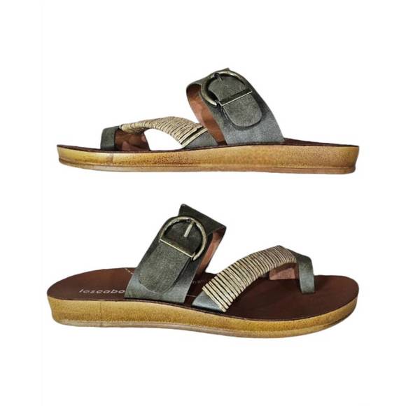 NEW LOS CABOS women's bria sandals in khaki - Picture 5 of 6
